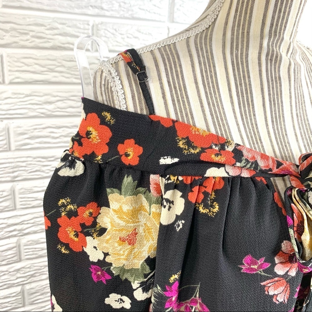 Staccato Multicolored Floral Cold Shoulder Top - Picture 3 of 7